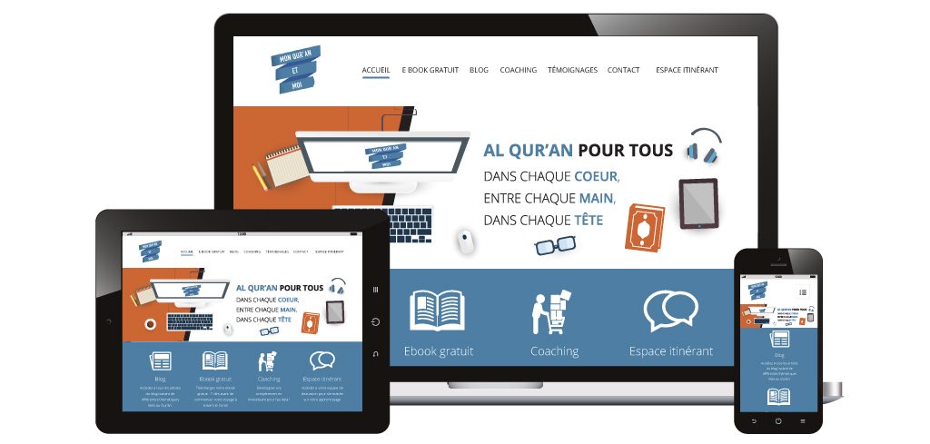 Création site web Mon Quran et Moi
